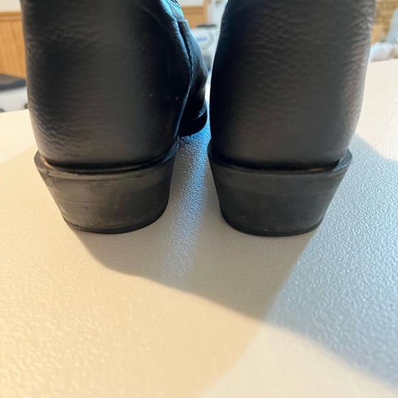 Tony Lama mens black leather boots - Picture 7 of 13